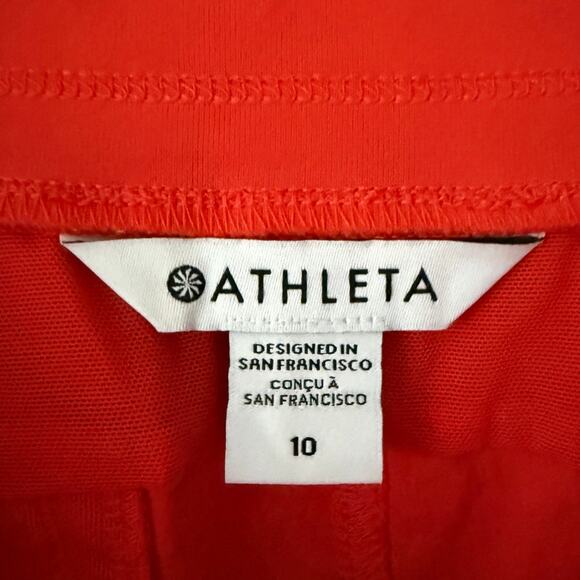 Athleta Orange Trekkie North Joggers High Rise Drawstring Zipper Pockets Pant-10 - Picture 6 of 6